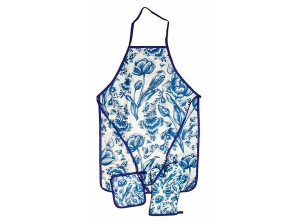 Delft blue kitchen set