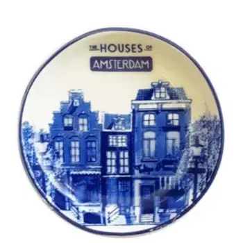 Magneet bord Delftsblauwe huisjes