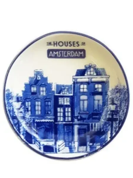 Magneet bord Delftsblauwe huisjes
