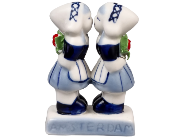Amsterdamer Mädchen küssen Delfter Blau Amsterdamer Mädchen küssen Delfter Blau