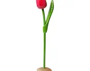 Wooden tulips on base 35cm