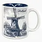 Mug with Delft blue windmill
