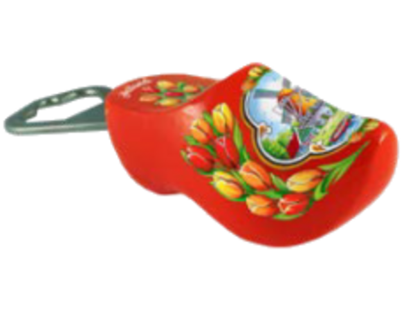 Orange bottle opener clog