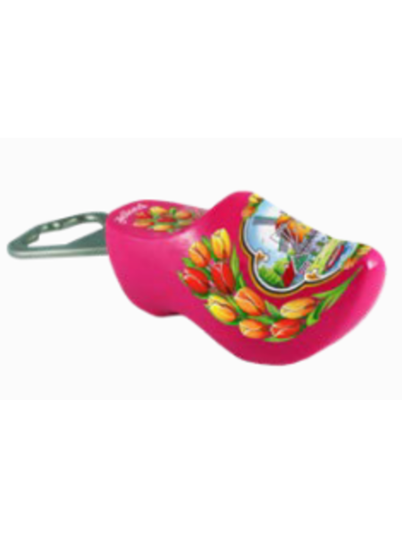 Roze flesopener-klompje