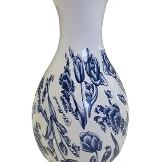 Vase delft blue tulip