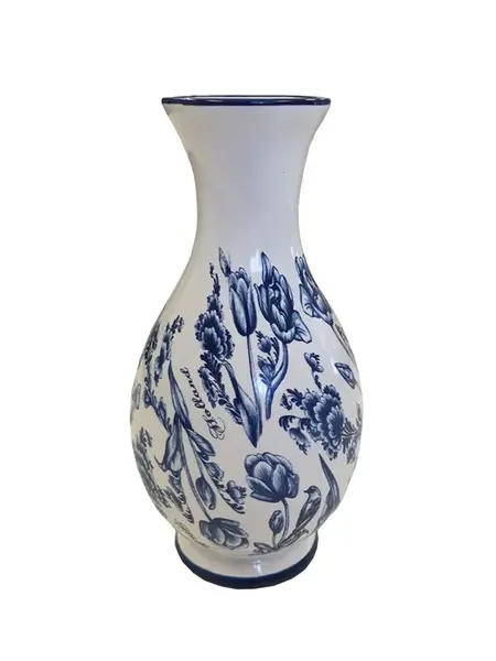 Vase Delfter blaue Tulpe