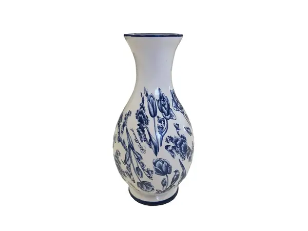 Vase delft blue tulip