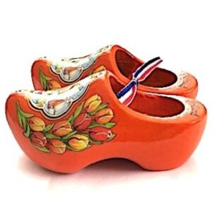 souvenirs klompjes oranje 14cm