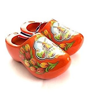 souvenirs klompjes oranje 14cm