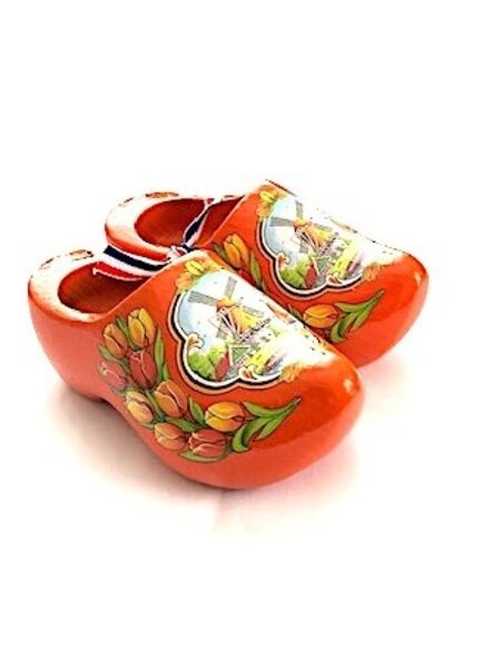 souvenirs klompjes oranje 14cm