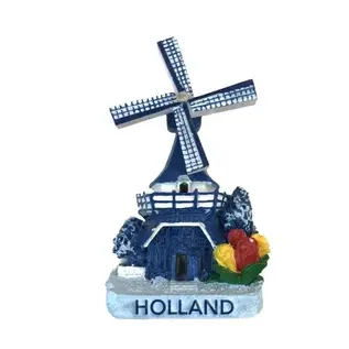 Magneet Holland Molen Delftblauw