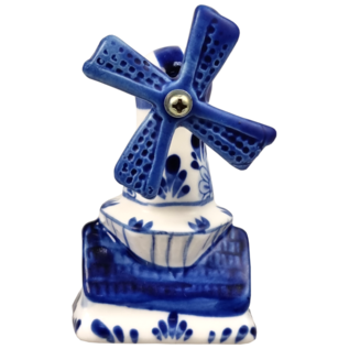 Pepper and salt set windmill delft blue