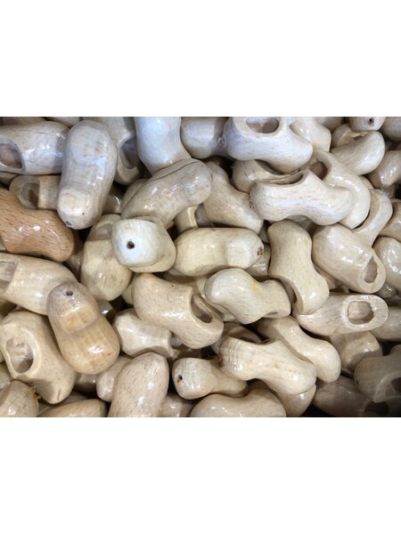 Mini Bastel Clogs 4 cm lackiert
