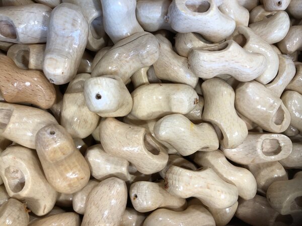 Mini Bastel Clogs 4 cm lackiert