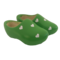  Apfelgrüne Kinderclogs mit Herzen