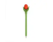 Mini wooden tulip on a ballpoint