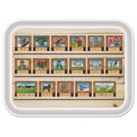 Tray reading shelf