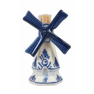 Zahnstocherhalter / Cocktailstäbchenhalter Delfter blaue Windmühle