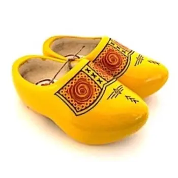 Yellow Farmer's Wooden Shoes