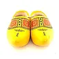 Yellow farmer wooden shoes