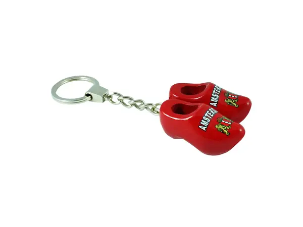 Roter Schlüsselbund Clog Amsterdam