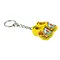  Sleutelhanger met 2 klompjes in de kleur geel