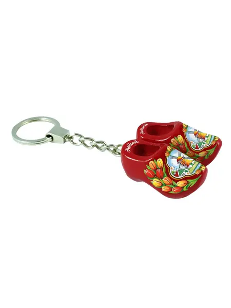 Rode klomp sleutelhanger