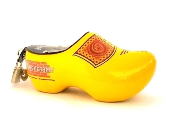 Moneybox clog with logo