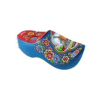 Moneybox clogs with text
