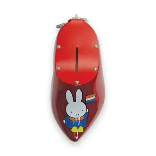 Moneybox clogs with text
