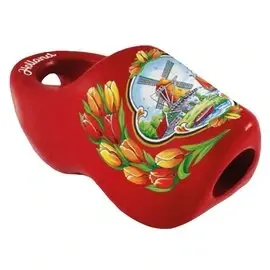 Krawatte Clog in Rot