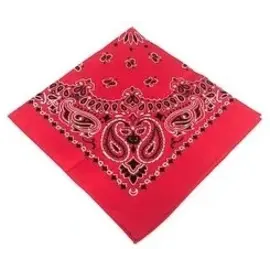 Farmers handkerchief in the color red