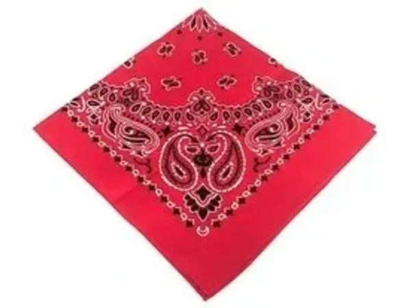 Farmers handkerchief in the color red