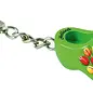 key ring with a clog of 4 cm in the color green