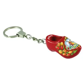 Keychain clog in the color red