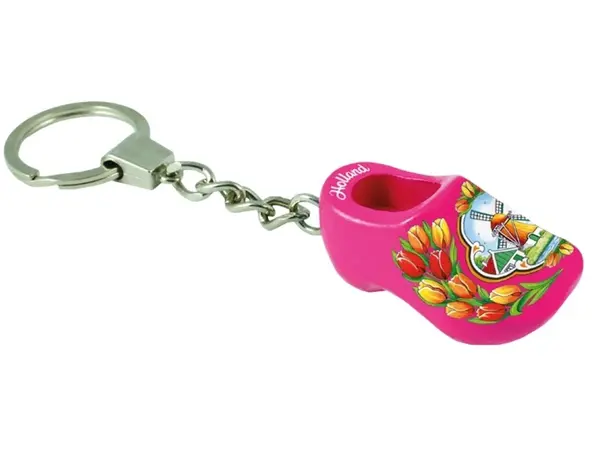 Nijhuis klompenfabriek Keyring Clog Pink