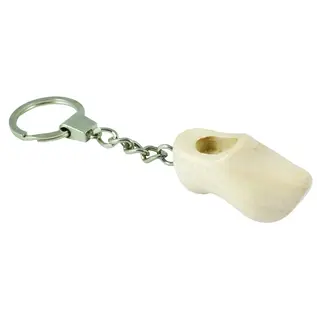 sanded keychain with a 4 cm clog