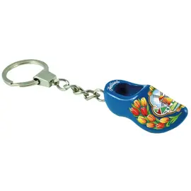 Keychain souvenir clog blue