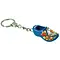  Blue Clog Keychain with Windmill