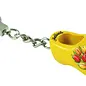 keychain clog yellow