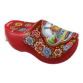 Sparbüchse Clog Windmühle rot