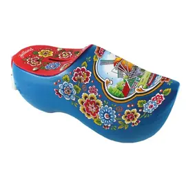 Blaue Spardose Clog Windmühle
