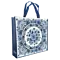  Shopping bag with Delft blue flowers