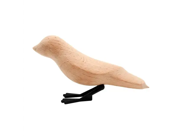 Nijhuis klompenfabriek houten vogel 10cm
