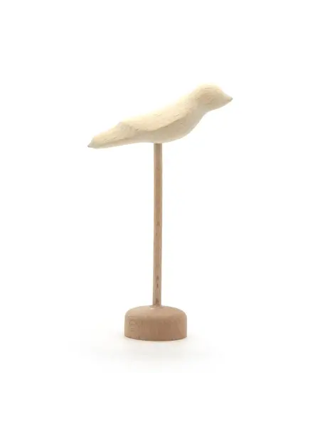 Holzvogel auf einem Stock