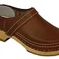 Brown clogs