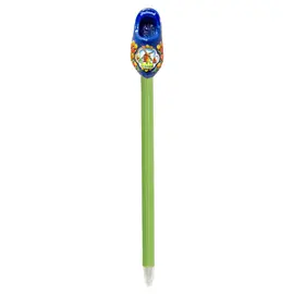 Blauwe klompjes ballpoint