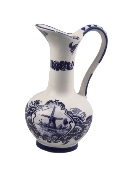 Delfter Blaue Vase mit Ohr