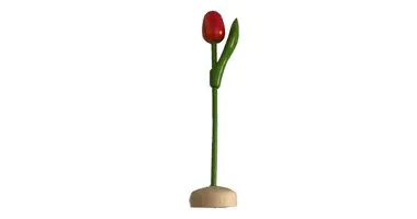 Tulpe aus Holz auf Fuß 21 cm