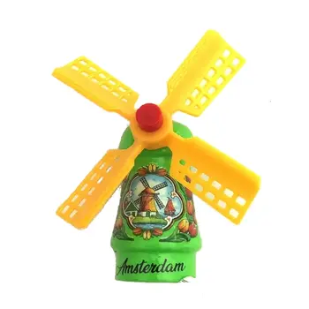 Grüne Mühle auf Magnet